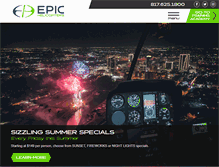 Tablet Screenshot of epichelicopters.com